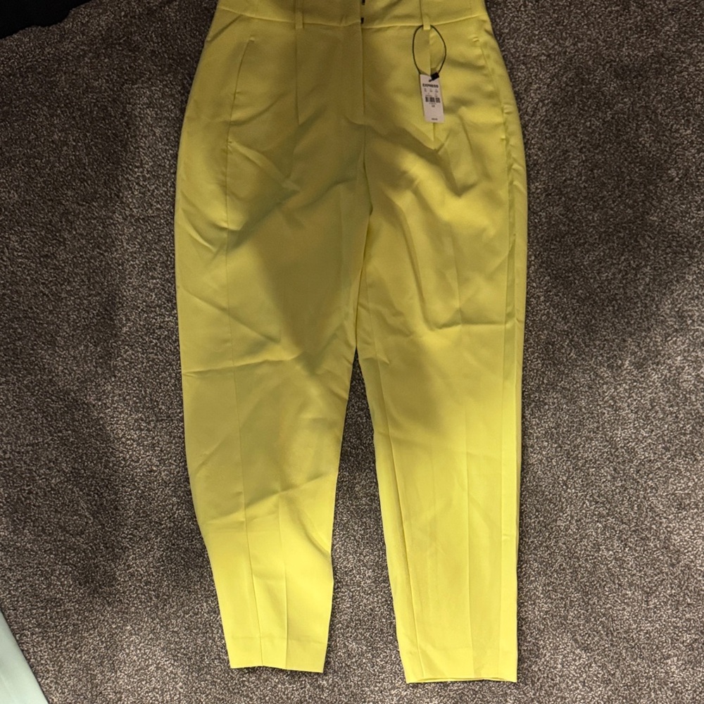 Express Yellow Women's Pants
